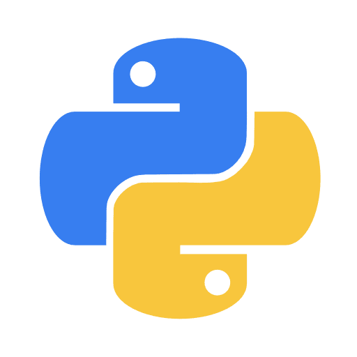 Python language logo